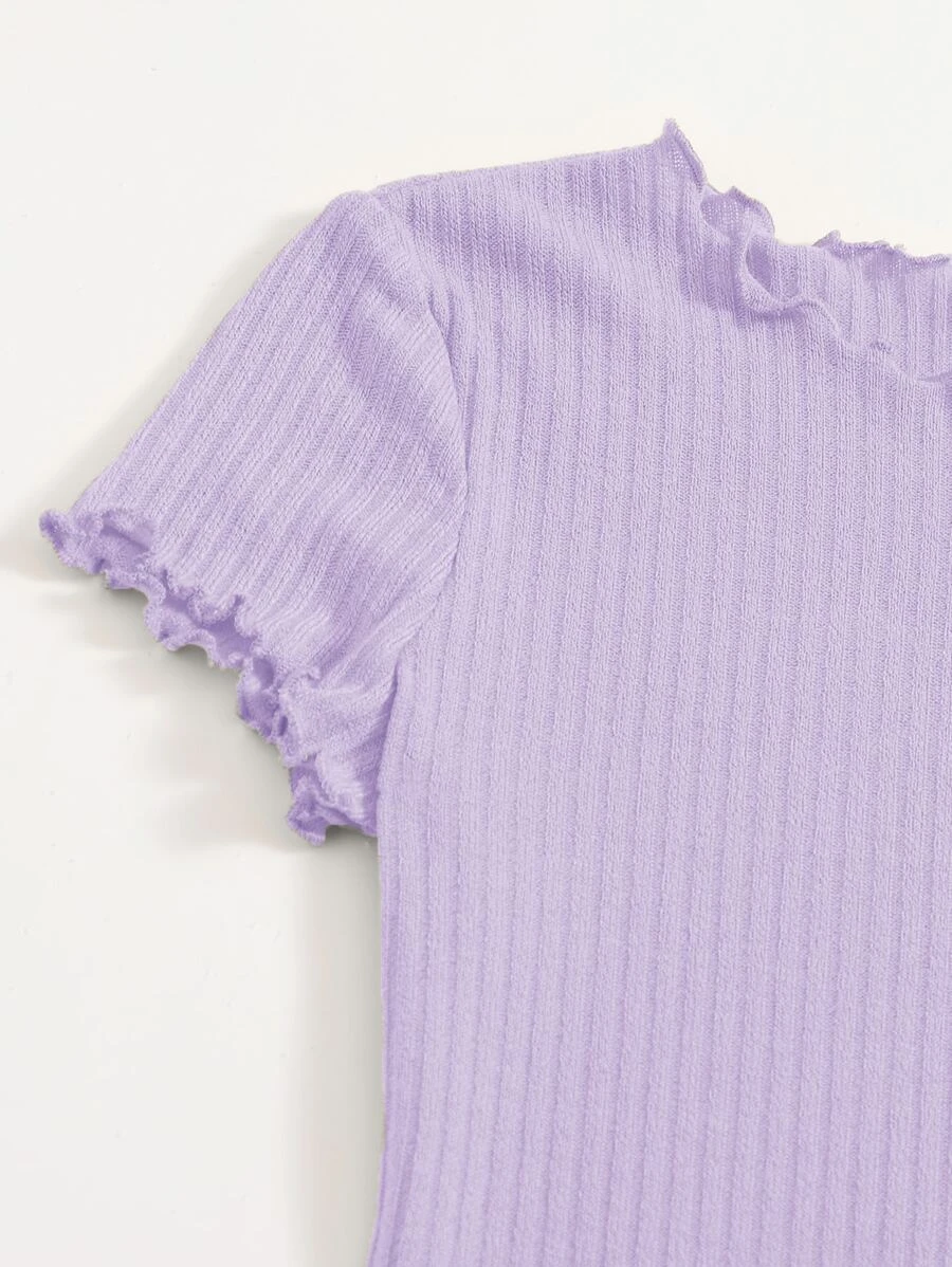 Vestido Acaracolado Liso Casual - Imagen 4