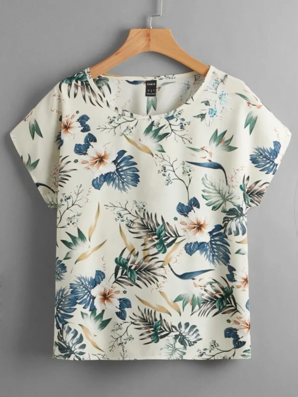 Blusas Tropical Casual