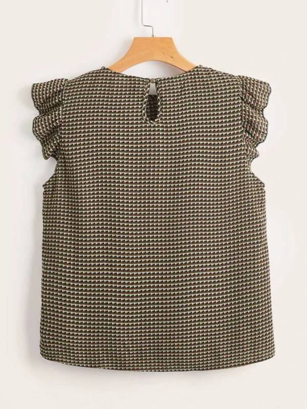Blusa con estampado fruncido - Imagen 2