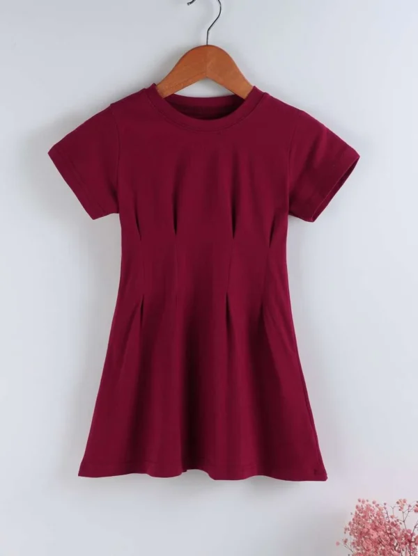 Vestido túnico con diseño de fruncido