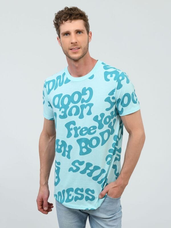 Playera Estampado de Letras