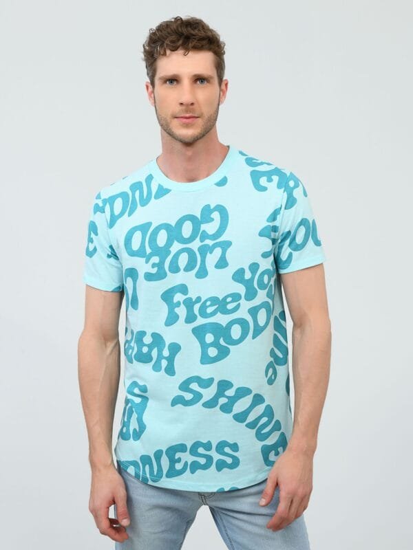 Playera Estampado de Letras - Imagen 4