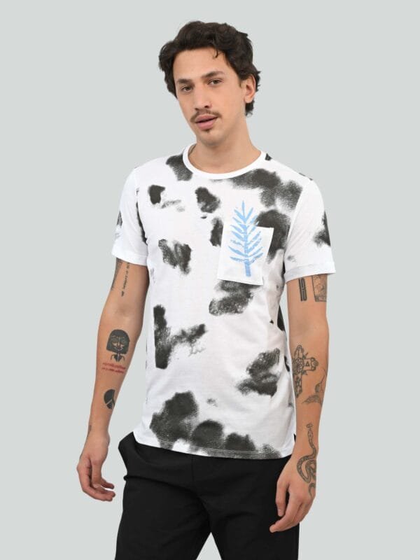 Playera Bolsillo Estampado