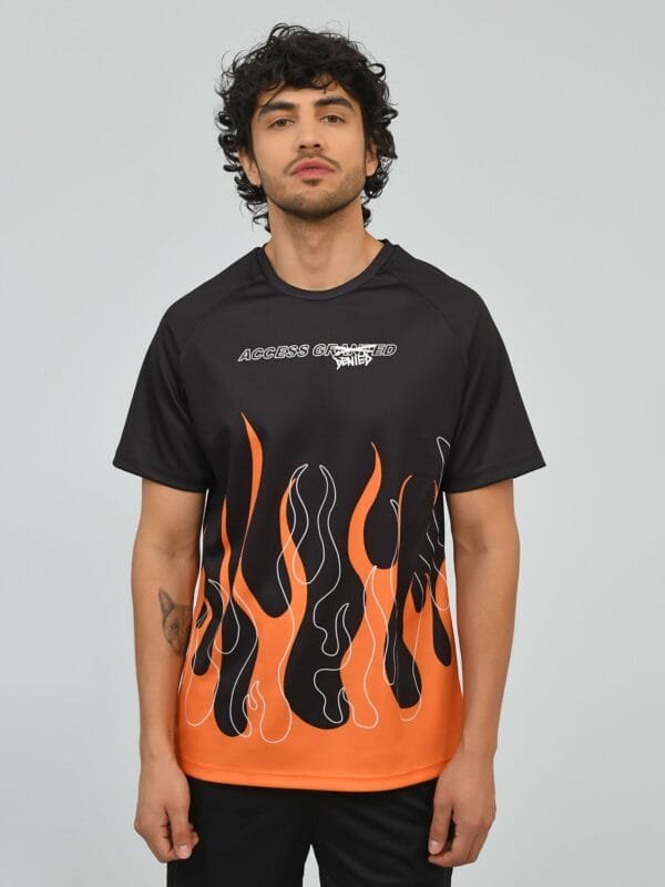 Playera Sublimada Flamas - Imagen 2