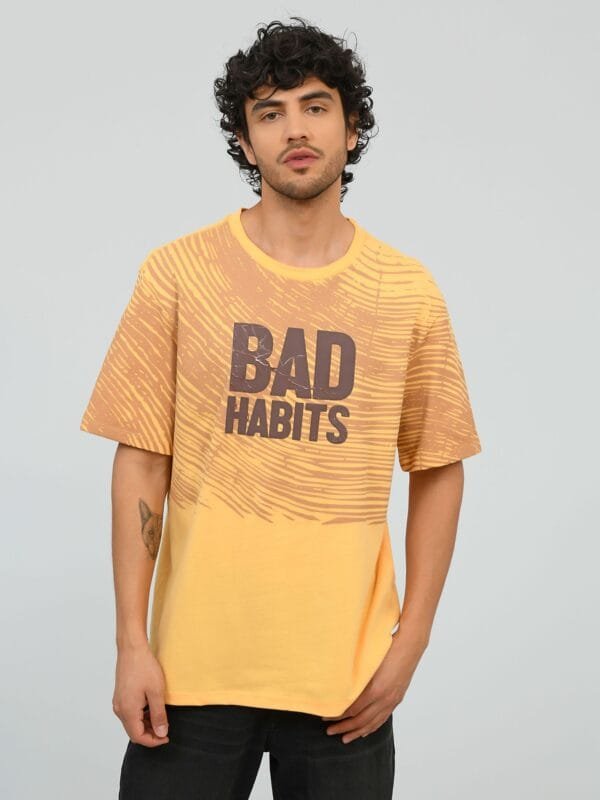 Playera Estampado Bad Habits - Imagen 2