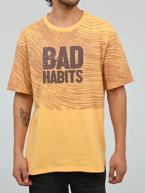 Playera Estampado Bad Habits - Imagen 3