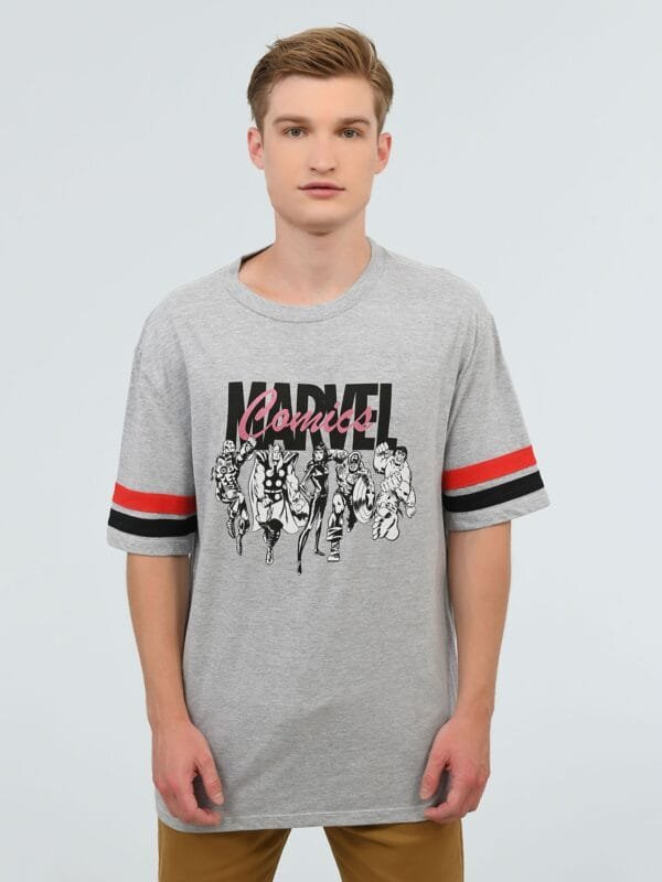 Playera Franjas Marvel Comics - Imagen 2