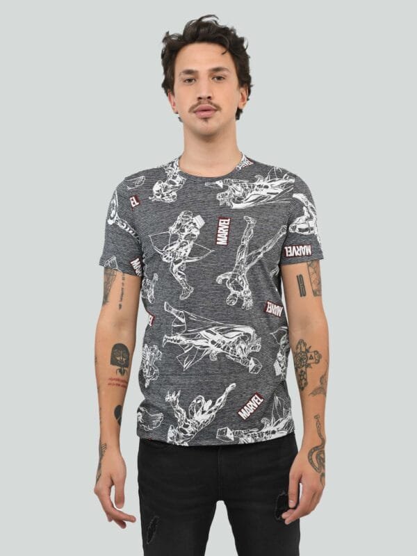Playera Gris Marvel - Imagen 2
