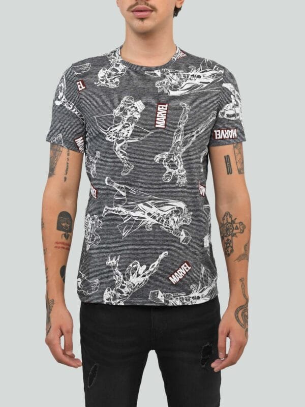 Playera Gris Marvel - Imagen 3