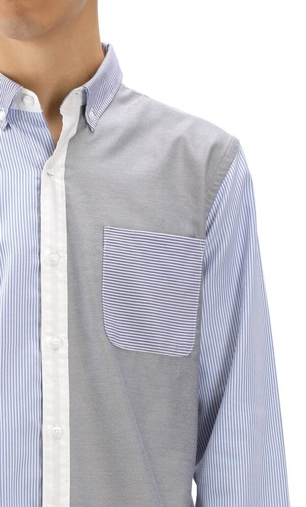 Camisa Manga Larga Con Bloques - Imagen 4