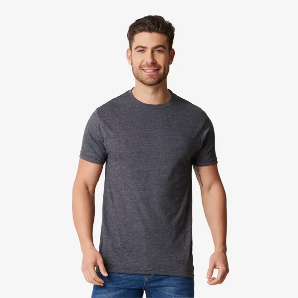 Playera London Cuello Redondo hombre negro