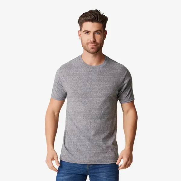 Playera london cuello redondo hombre gris