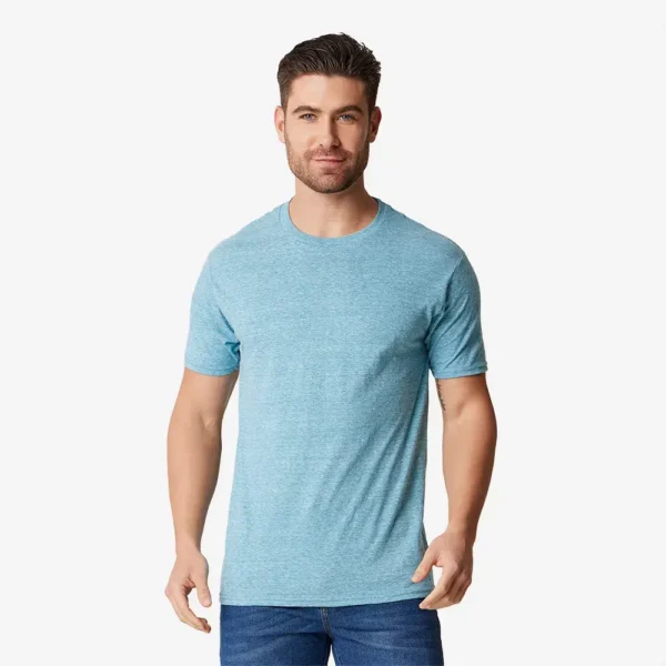 Playera London Cuello Redondo hombre azul