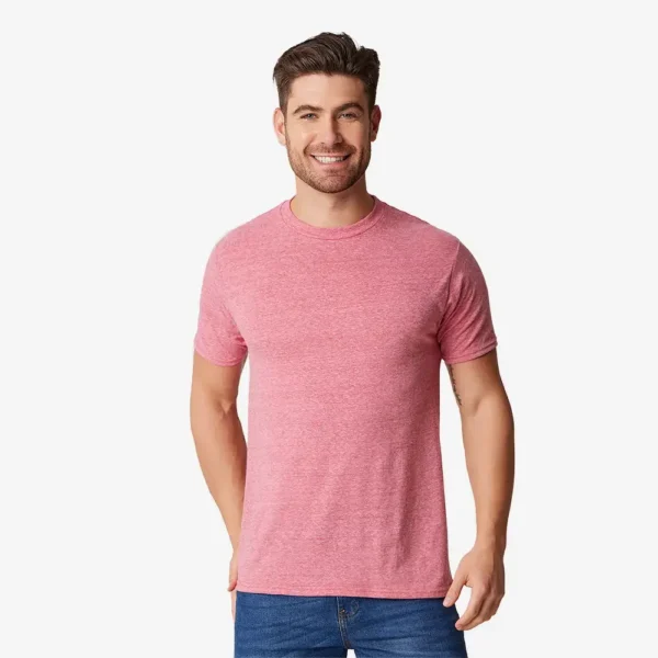 Playera London Cuello Redondo hombre sepia jaspe