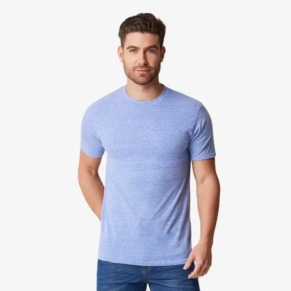 Playera london cuello redondo hombre azul cielo