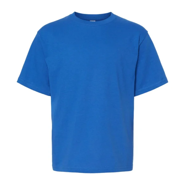 Playera cuello redondo juvenil azul rey