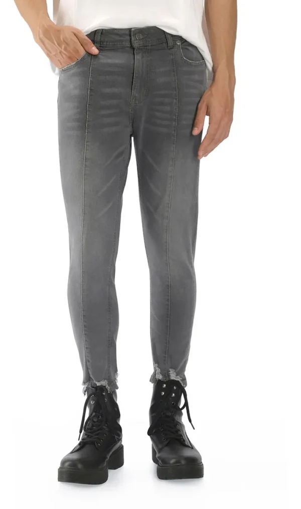 Pantalón De Mezclilla Tapered Unisex C&A