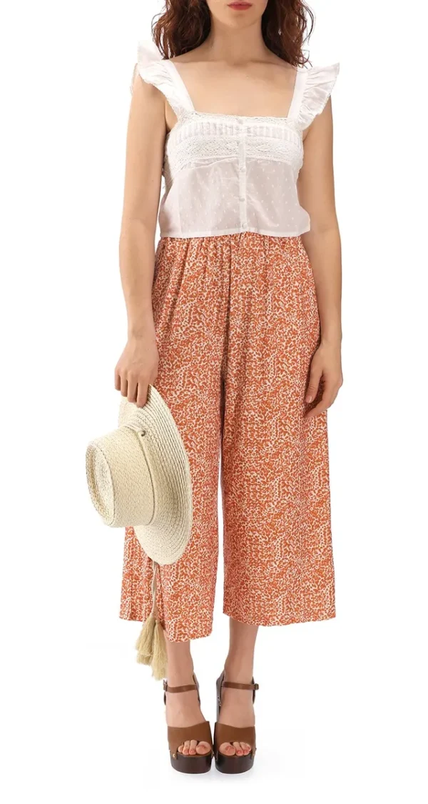 Pantalón Culotte Estampado De Mujer C&A - Imagen 4