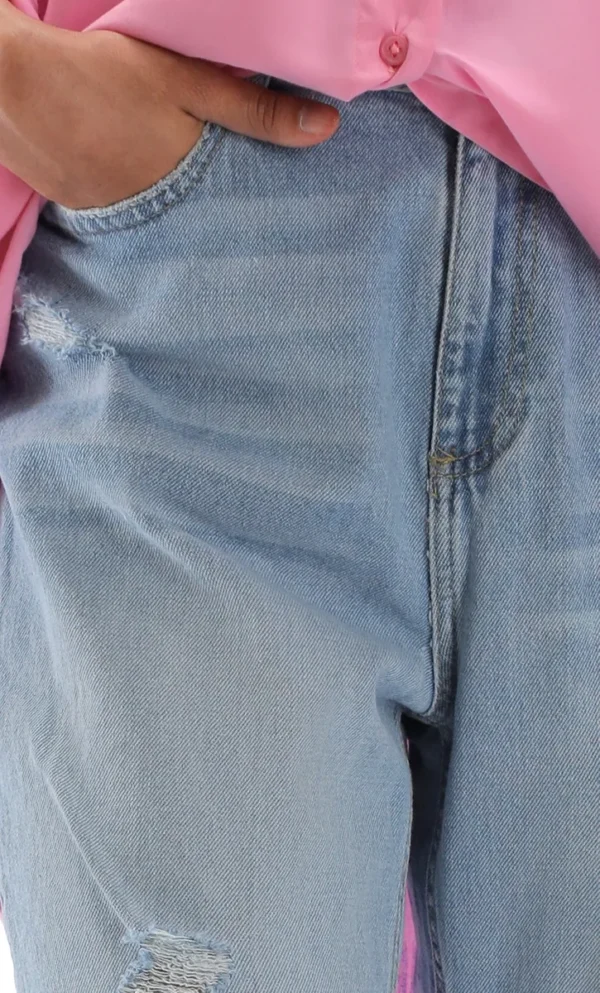 Pantalón De Mezclilla Mom Fit De Mujer C&A - Imagen 3