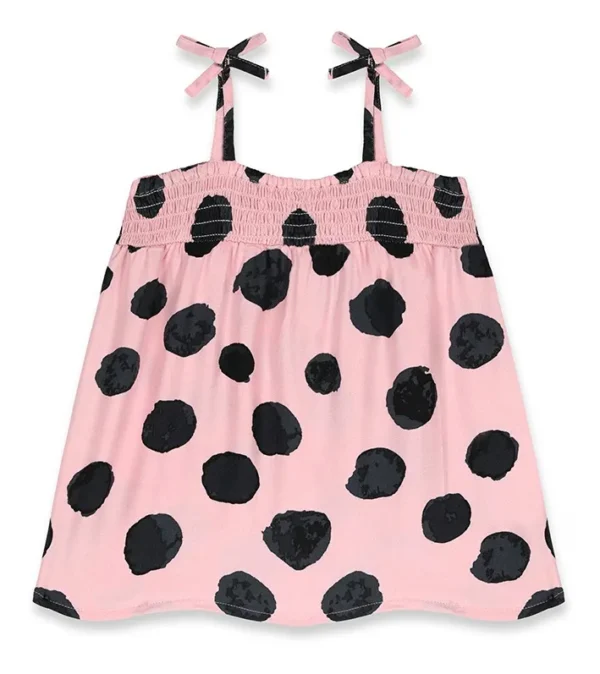 Blusa Sin Mangas Estampado Lunares De Niña C&A - Imagen 2