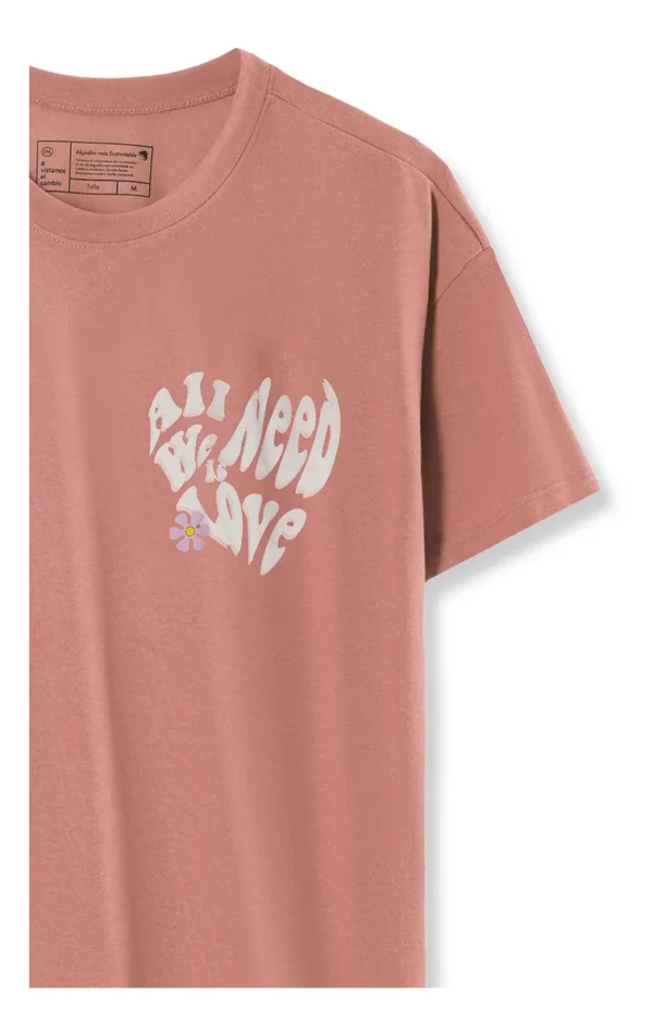 Playera C&A de mujer estampada manga corta - Imagen 3