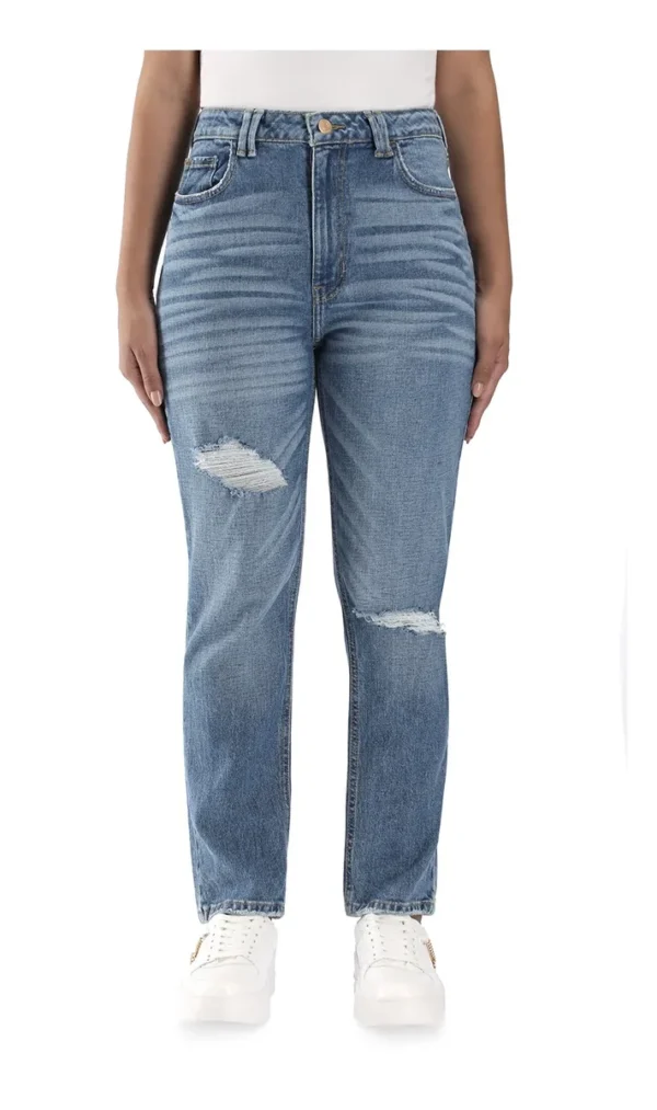 Pantalón De Mezclilla Slim De Mujer C&A
