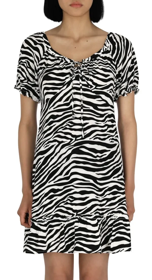 Vestido Corto Animal Print De Mujer C&A