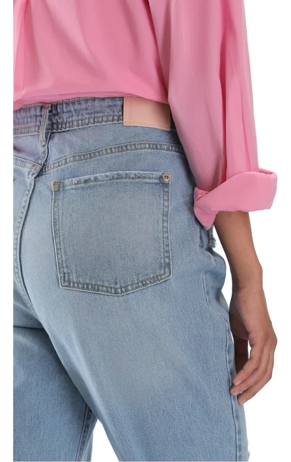 Pantalón De Mezclilla Mom Fit De Mujer C&A - Imagen 4