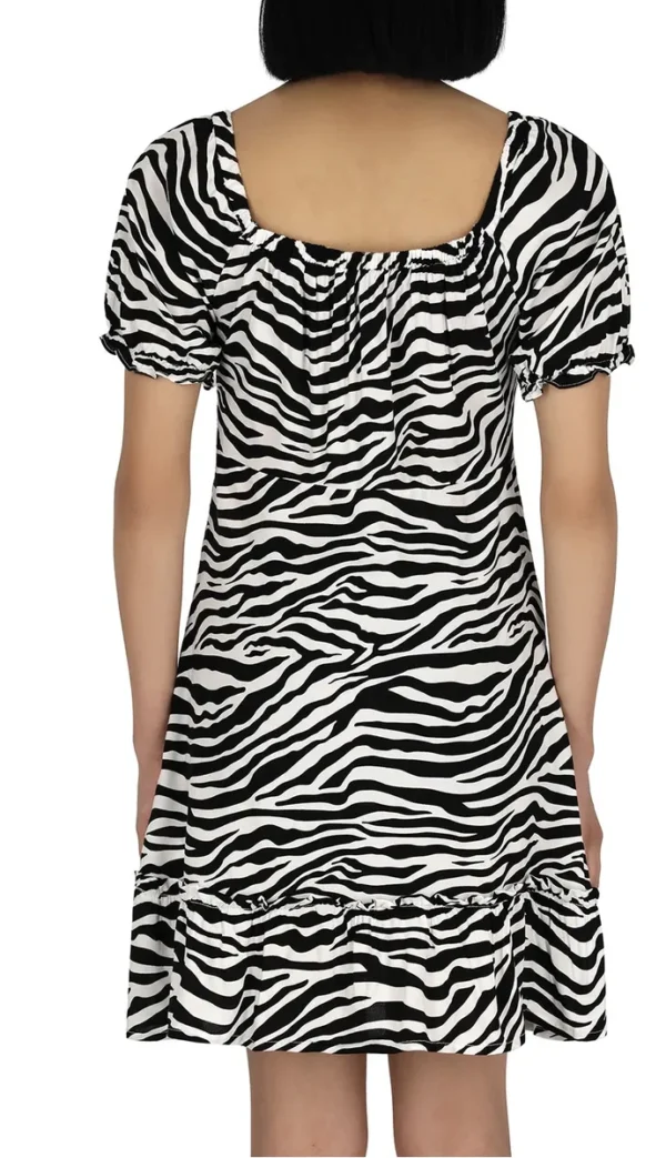 Vestido Corto Animal Print De Mujer C&A - Imagen 2