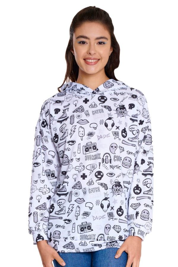 SUDADERA OVERSIZE COOL FULL PRINT