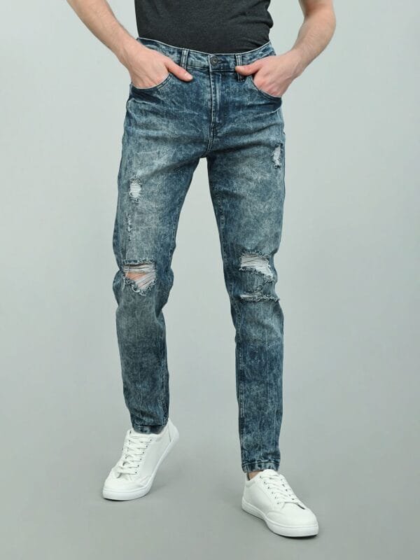 Jeans Acid Wash con Destrucciones CCP - Imagen 4