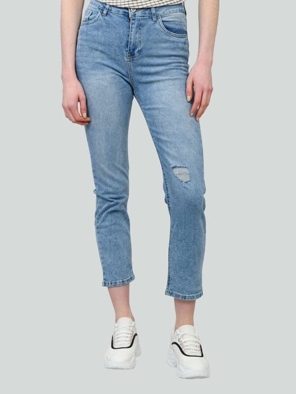 Jeans Mom Slim Stone Medio CCP - Imagen 4