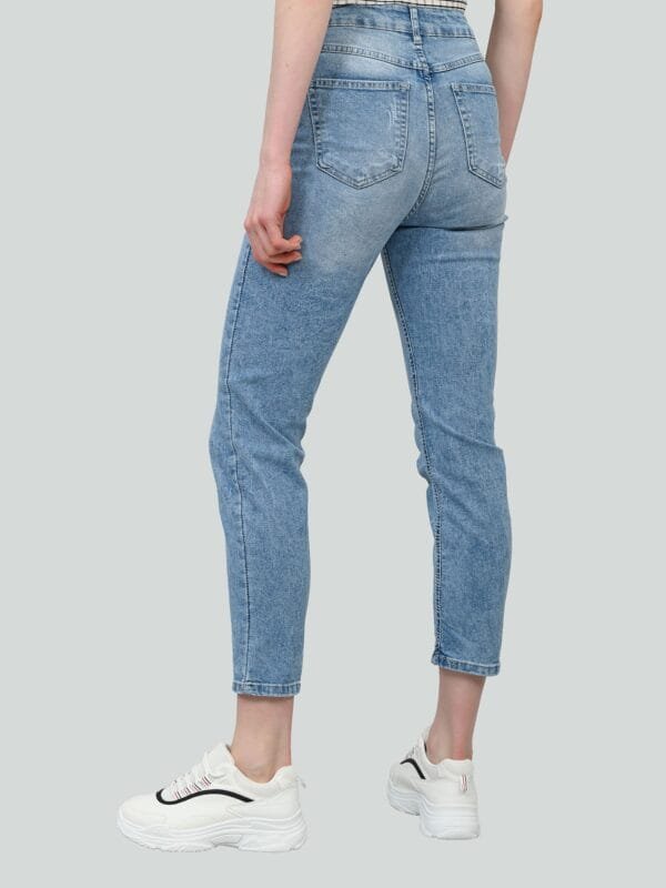 Jeans Mom Slim Stone Medio CCP - Imagen 2
