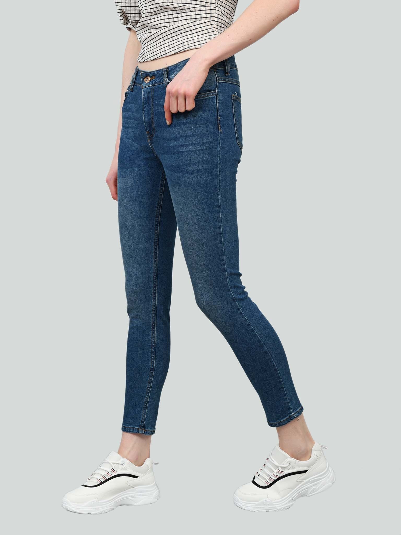 Jeans Skinny Tiro Regular Stone Alto - Imagen 3