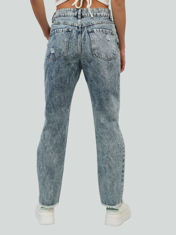 Jeans Mom Destruido Vintage CCP - Imagen 2