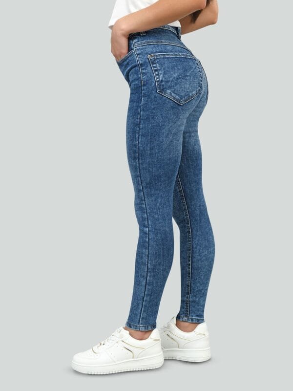 Jeans Skinny Tiro Alto CCP - Imagen 3