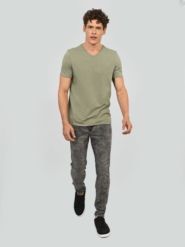 Jeans Skinny Acid Gris CCP