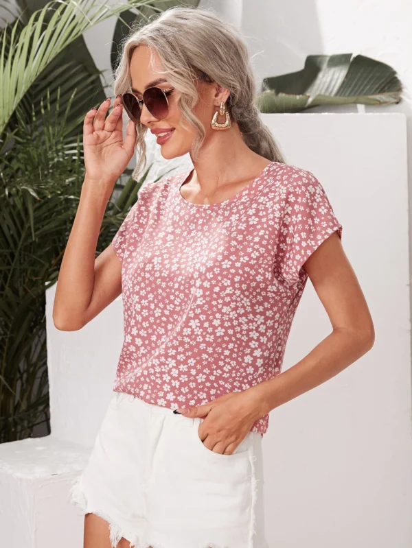 Blusas floral de margarita Bohemio - Imagen 4