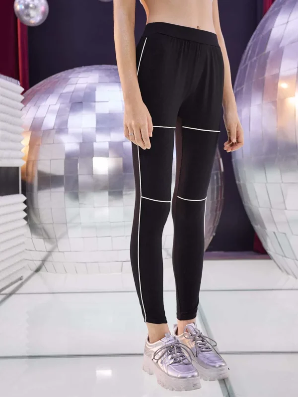 Leggings unido en contraste