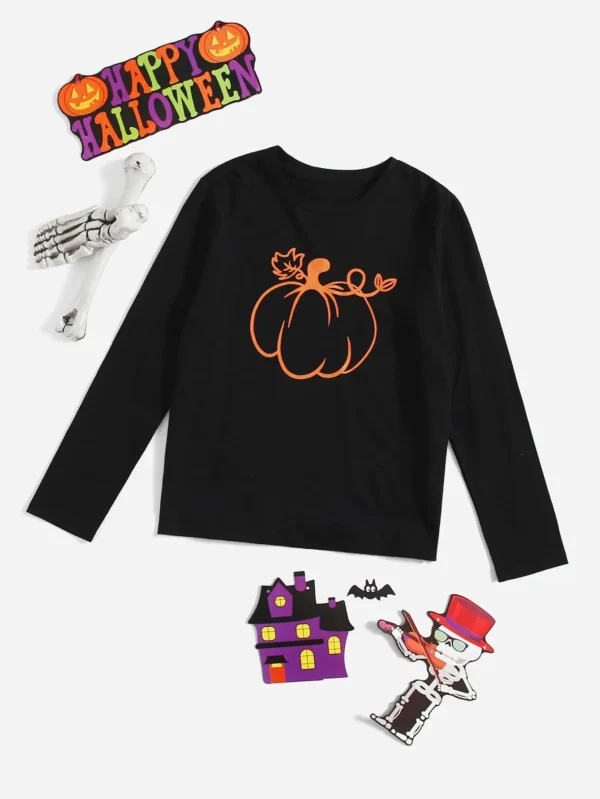 Chicas adolescentes Camiseta con estampado de halloween