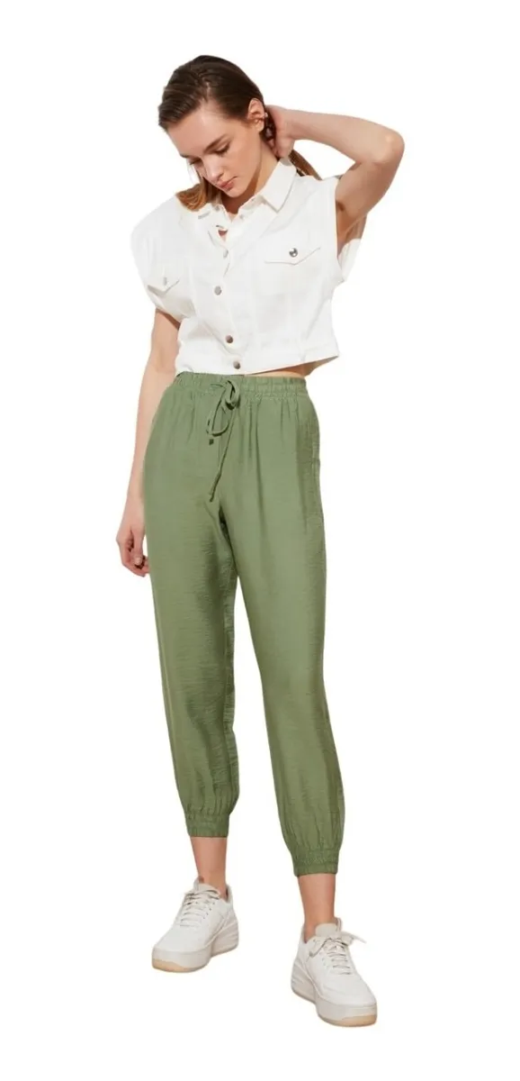 Pantalón Jogger Verde - Imagen 4