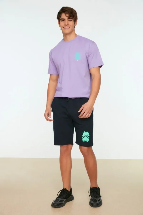 Pantalones Cortos Y Bermudas Azul Marino Para Hombre - Imagen 4