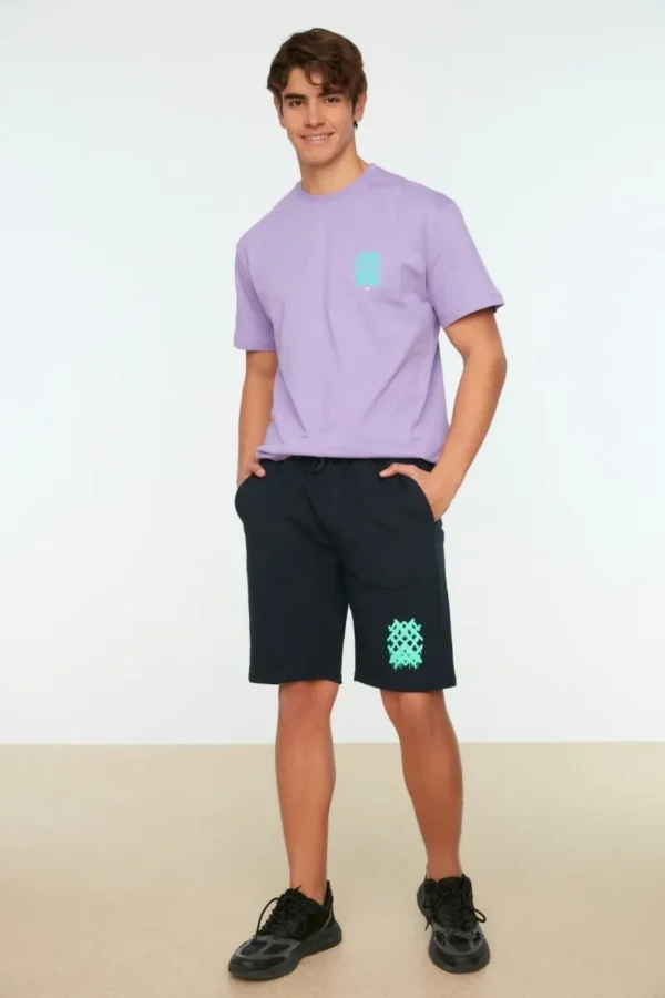 Pantalones Cortos Y Bermudas Azul Marino Para Hombre - Imagen 3