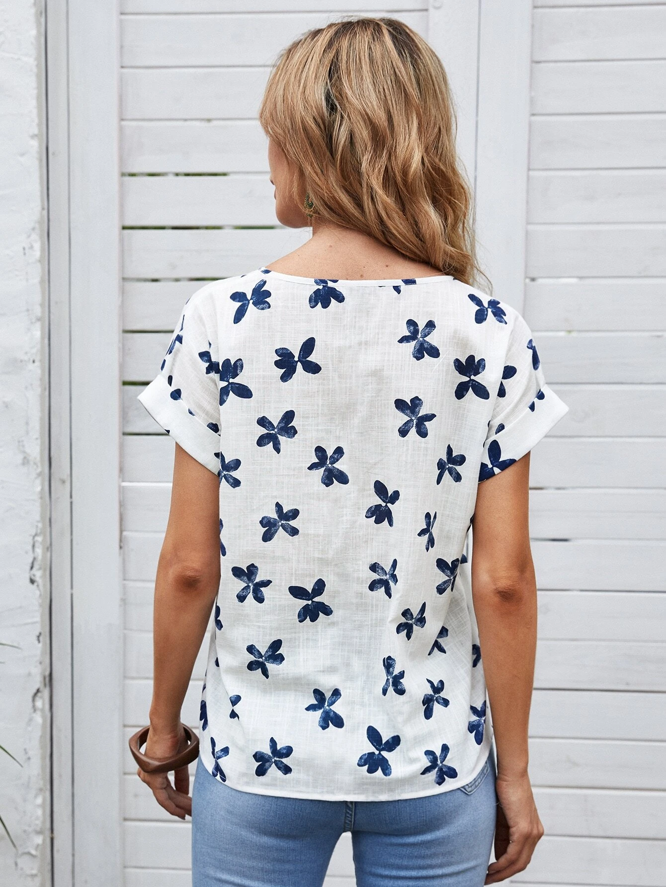 Blusas Floral Casual - Imagen 5