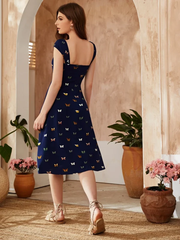 Vestido Cremallera Animal Elegante - Imagen 6