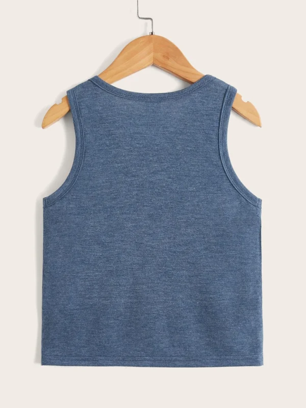 Niñitos Top tank con estampado de árbol de coco - Imagen 4