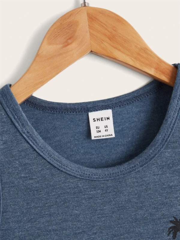 Niñitos Top tank con estampado de árbol de coco - Imagen 2