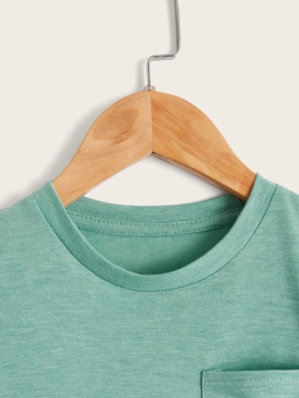 Niñitos Camiseta con parche de letra - Imagen 3