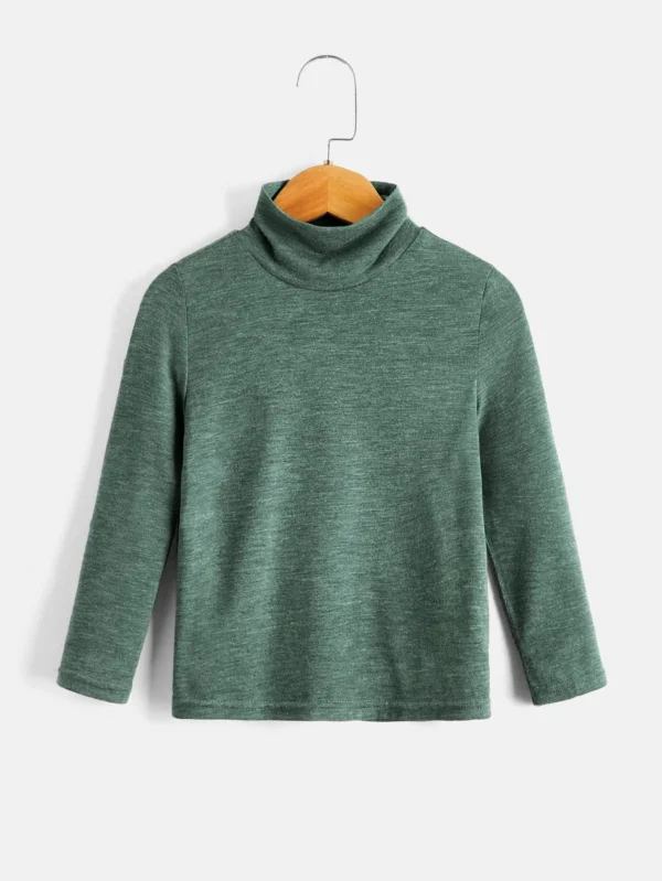 Niños Camiseta de cuello cisne