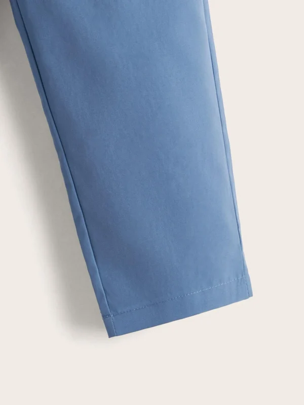 Niñitos Pantalones de cintura con cordón con bolsillo oblicuo - Imagen 3